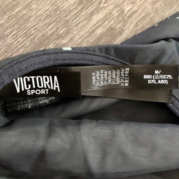 VS Victoria's Secret SPORT Leggings Racerback Sports Bra Space Medium Large - Picture 4 of 10